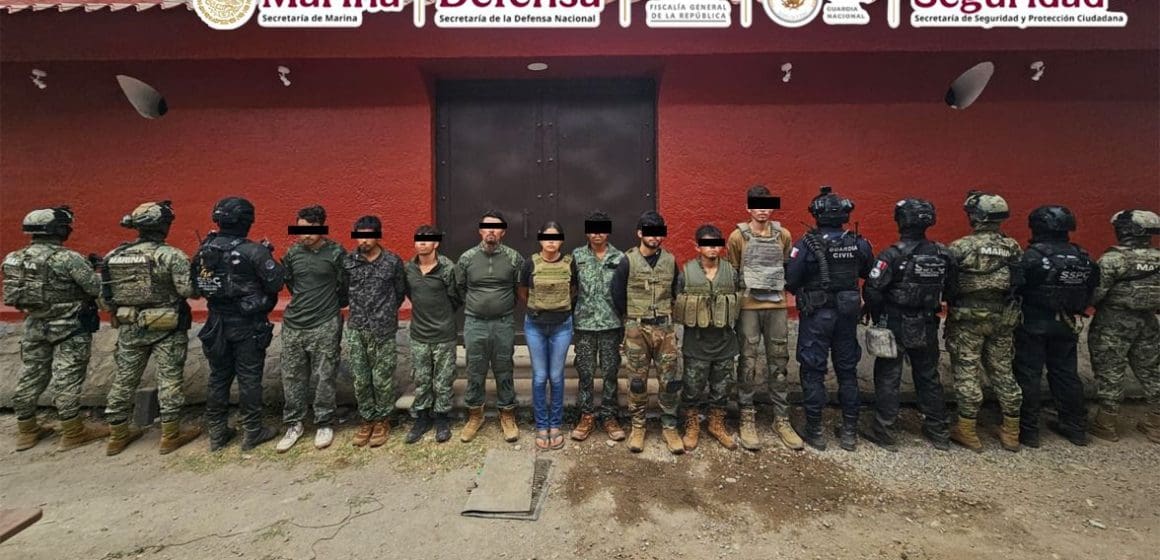 Marina abate a 12 presuntos criminales y detiene a nueve en Michoacán  