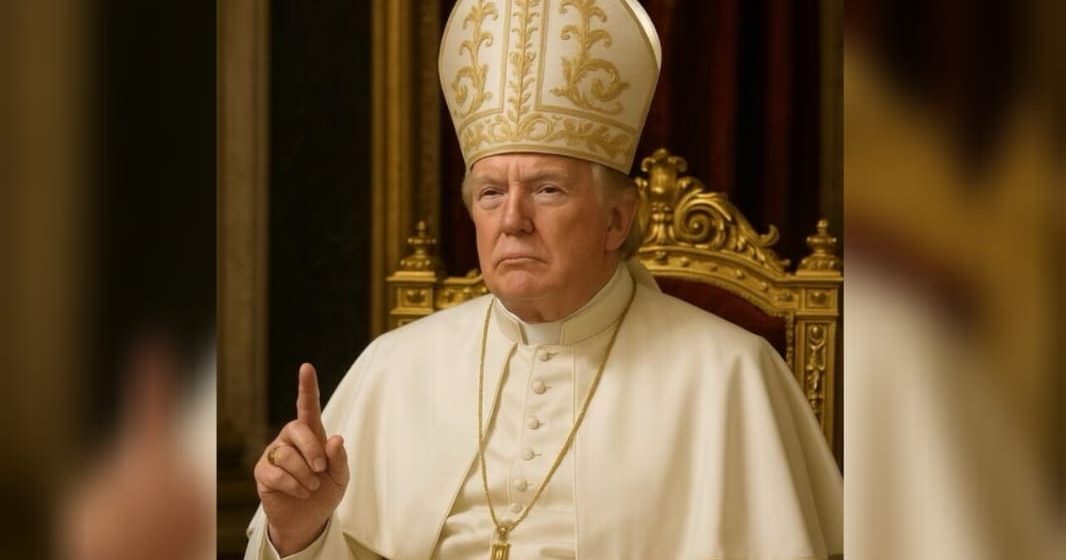Donald Trump comparte imagen vestido de Papa
