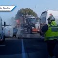 Dos accidentes en la autopista México-Puebla provocan caos vial