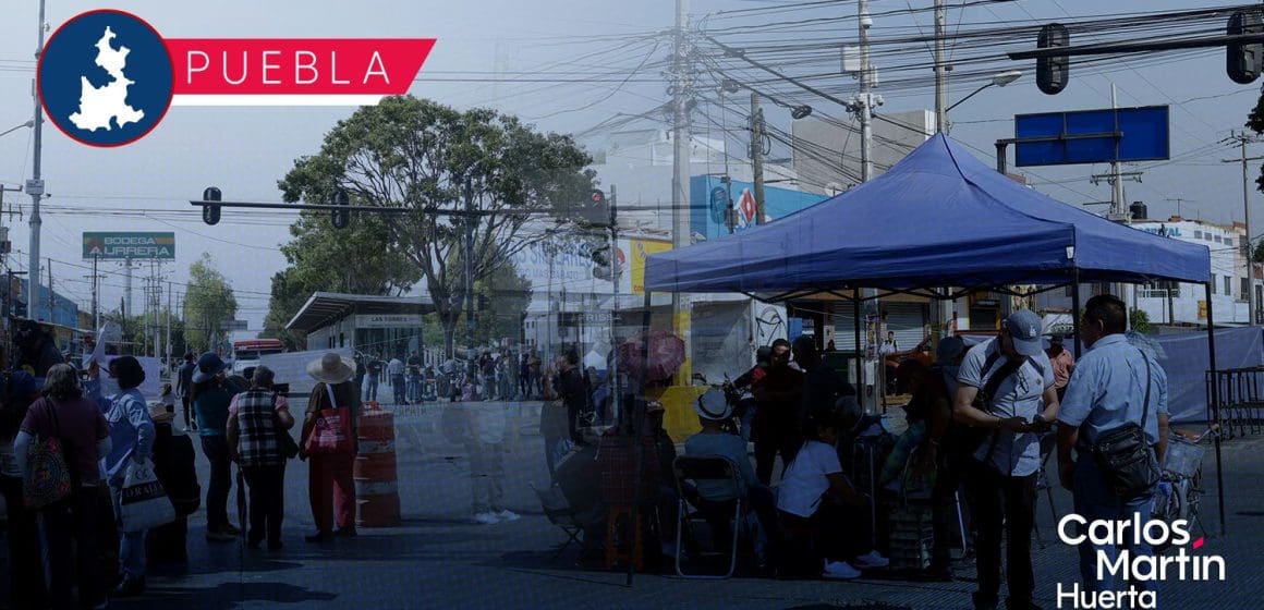 Ayuntamiento de Puebla espera acuerdo con ejidatarios de San Baltazar que mantienen bloqueo