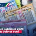 Elecciones del Poder Judicial 2025: ¿Cuántas boletas son y qué significa su color?
