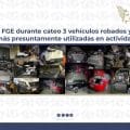 Fiscalía de Puebla recupera camioneta robada y asegura 12 vehículos en cateo