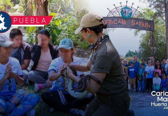 IMDP y Africam Safari ofrecen recorrido sensorial a deportistas con discapacidad visual