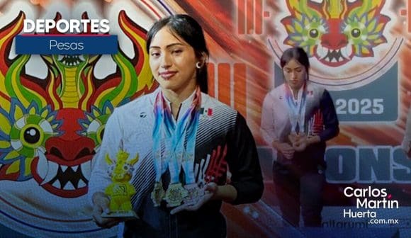 Kelly López conquista dos oros históricos en el Mundial Juvenil de Pesas en Perú