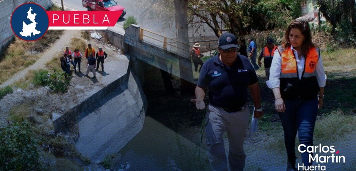 Lluvias en Puebla: Refuerzan acciones en Puente Negro y Barranca Clavijero