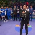 Majo Aguilar triunfa con el Himno Nacional Mexicano en la pelea de Canelo Álvarez en Arabia Saudita