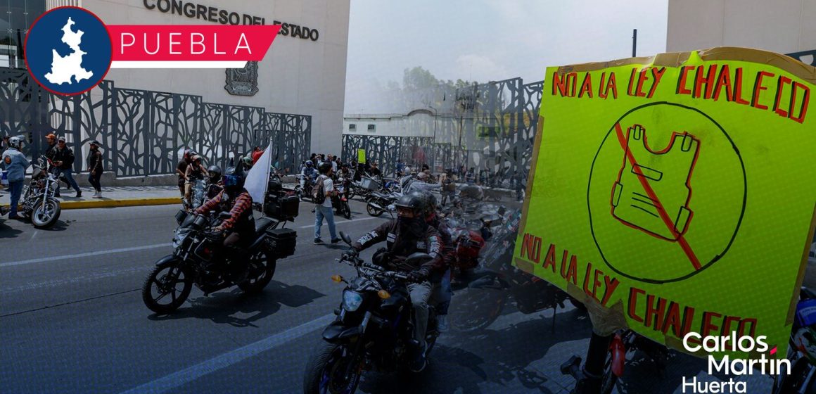 Motociclistas protestan frente al Congreso: Rechazan reforma a la Ley de Movilidad