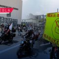 Motociclistas protestan frente al Congreso: Rechazan reforma a la Ley de Movilidad