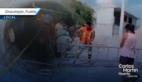 Mueren dos trabajadores del Ayuntamiento de Zinacatepec; reparaban drenaje
