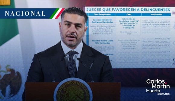 Gobierno acusa a jueces de beneficiar a más de 100 presuntos delincuentes