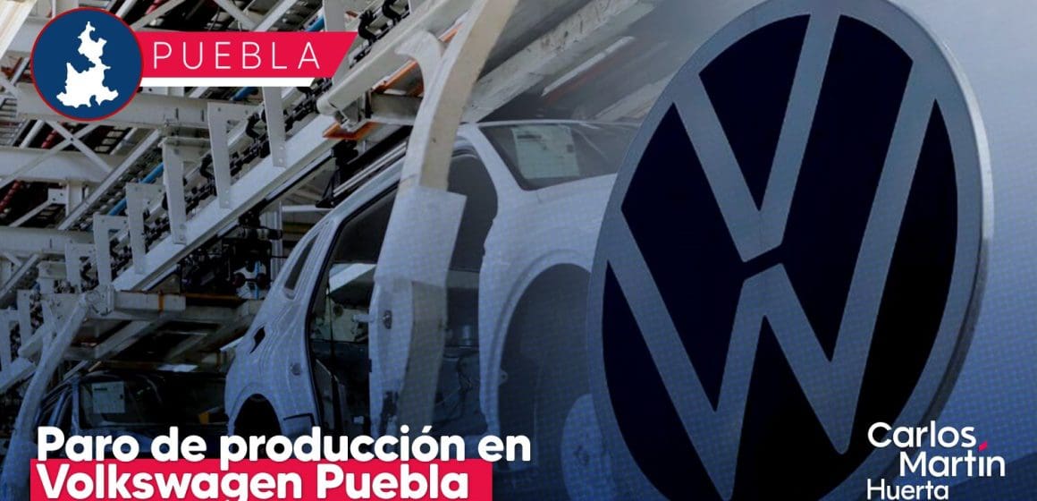 Habrá paro de producción en Volkswagen Puebla por falta de componentes