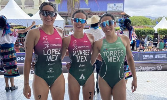 México conquista podio completo en la Copa Continental de Triatlón Ixtapa-Zihuatanejo