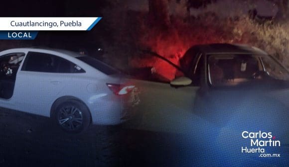 Recuperación vehículo Cuautlancingo Seguridad Vial de Cuautlancingo recupera vehículo robado a conductor de plataforma