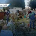 San Pedro Cholula prepara panteones para el Día de las Madres con operativo