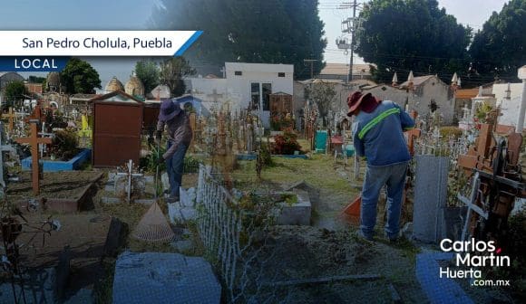Portada San Pedro Cholula prepara panteones para el Día de las Madres con operativo CMH San Pedro Cholula prepara panteones para el Día de las Madres con operativo