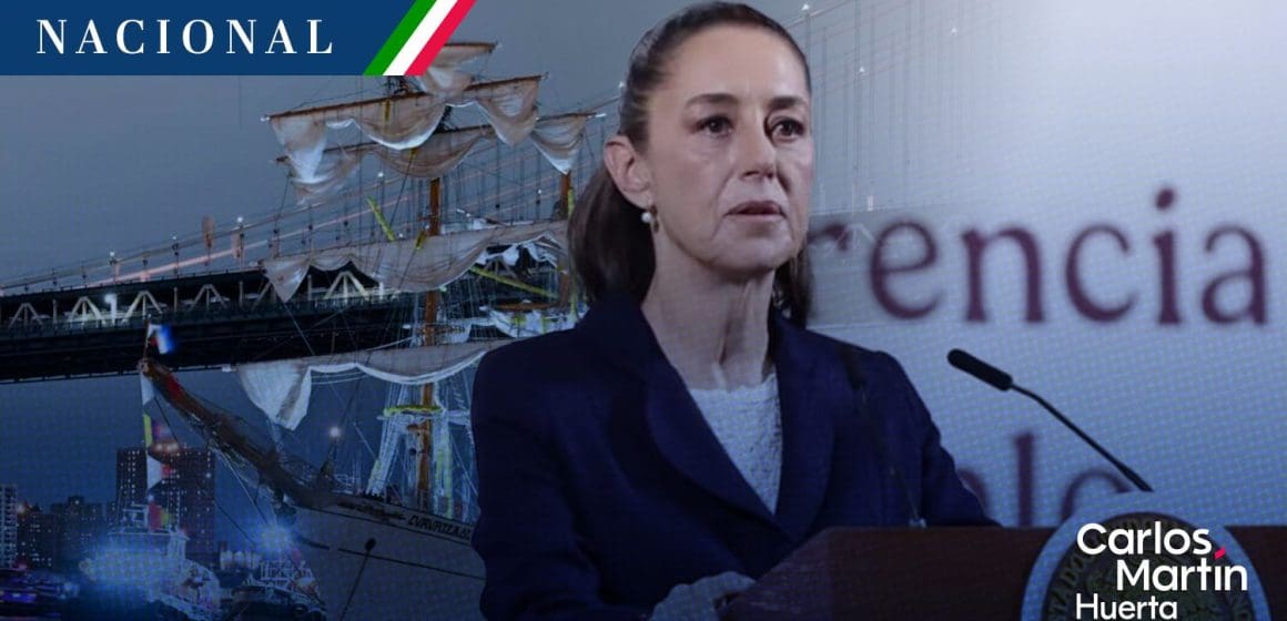 Sheinbaum envió condolencias a familiares de cadetes que murieron tras accidente del Buque Cuauhtémoc