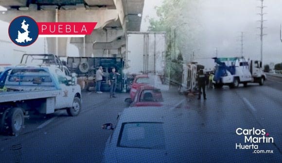 Impactantes volcaduras en Periférico Ecológico y la autopista México-Puebla