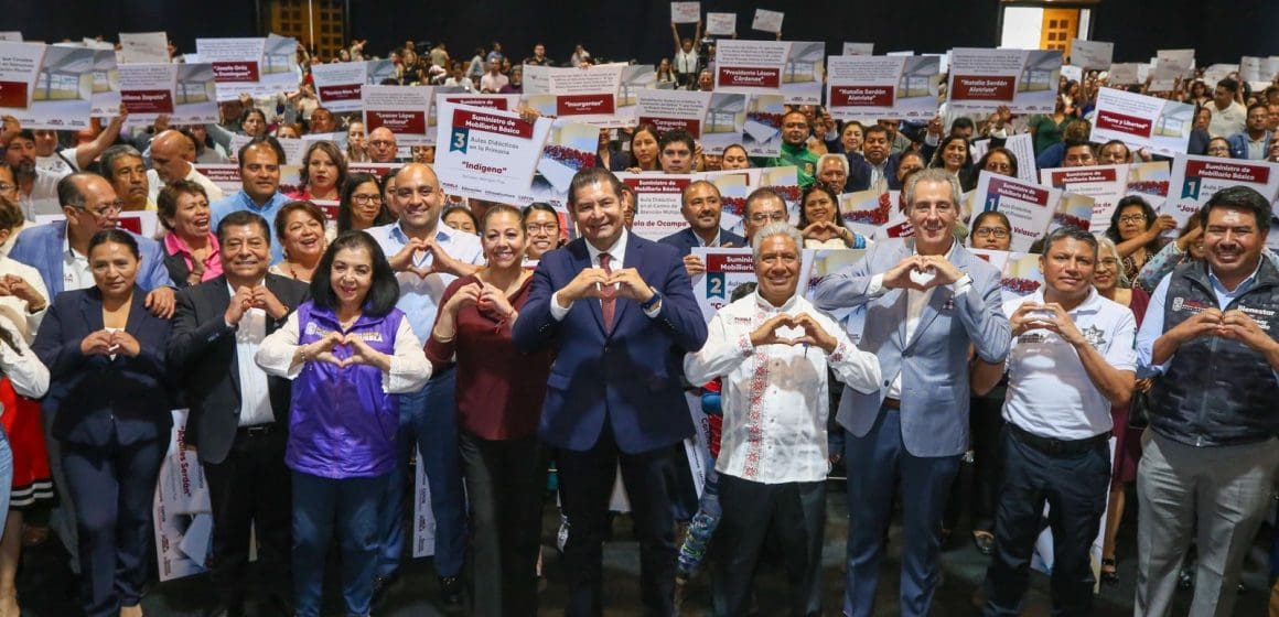 Con aplicación eficiente de recursos, en Puebla se fortalece infraestructura educativa: Armenta