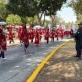 Saldo blanco durante Desfile Conmemorativo a la Batalla de Puebla