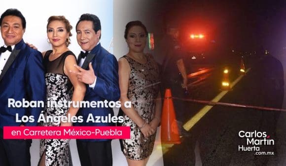 Los Ángeles Azules víctimas de asalto en falso retén en carretera México-Puebla