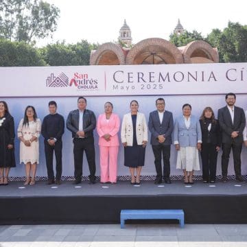 Resalta San Andrés Cholula ceremonia cívica con valores patrios y respeto a la diversidad