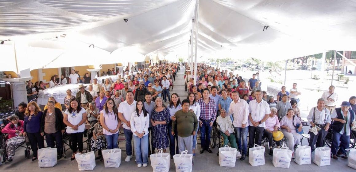 Lupita Cuautle impulsa la segunda etapa de apoyos alimentarios en San Andrés Cholula