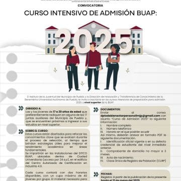 Ofrece IJMP a jóvenes cursos gratuitos de preparación para ingreso a la universidad