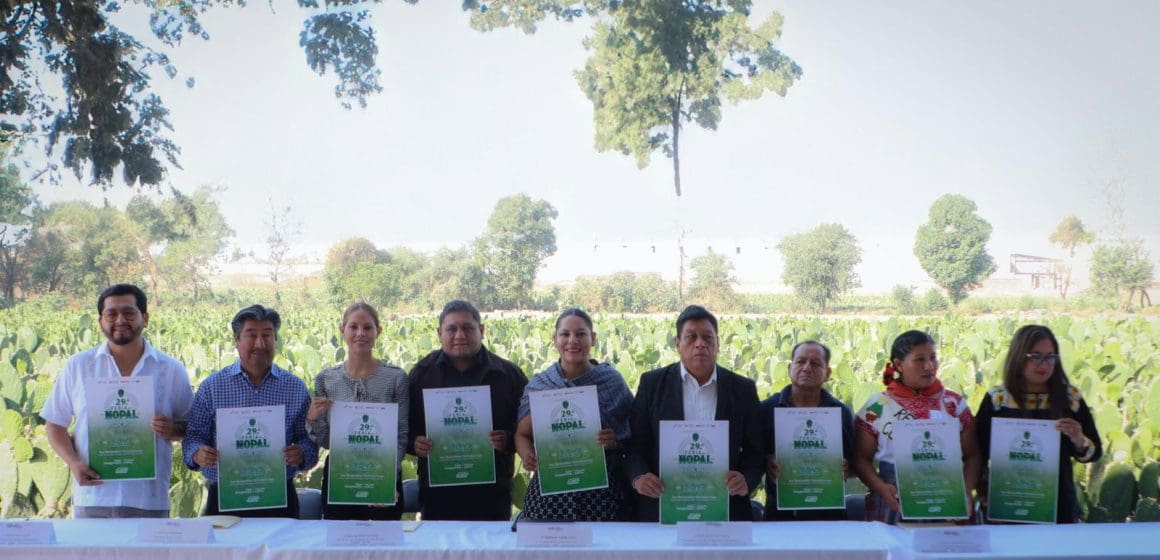 Lupita Cuautle presenta la 29ª Feria del Nopal en Tlaxcalancingo