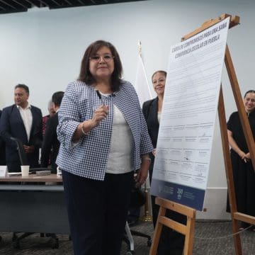 Firman Carta de Compromisos para una Sana Convivencia Escolar en Puebla