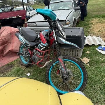 Recuperan motocicleta robada en Cuautlancingo en operativo de seguridad