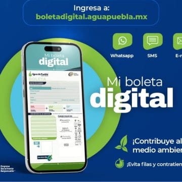 Agua de Puebla lanza la boleta digital: Un paso hacia la sostenibilidad