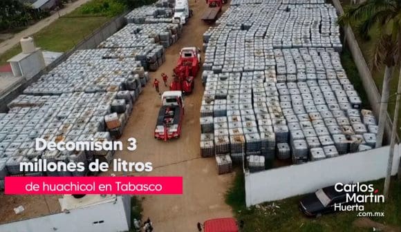 Decomisan 3 millones de litros de huachicol