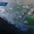 Glaciar colapsa y arrasa con pueblo suizo