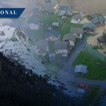 Glaciar colapsa y arrasa con pueblo suizo