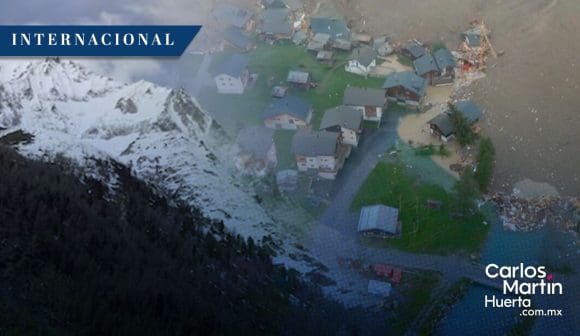 Glaciar colapsa y arrasa con pueblo suizo