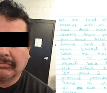 Amenaza a Donald Trump: Inmigrante mexicano detenido por carta de muerte