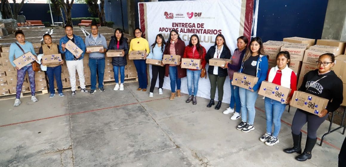 Gobierno de Tonantzin Fernández impulsa educación y nutrición infantil en San Pedro Cholula