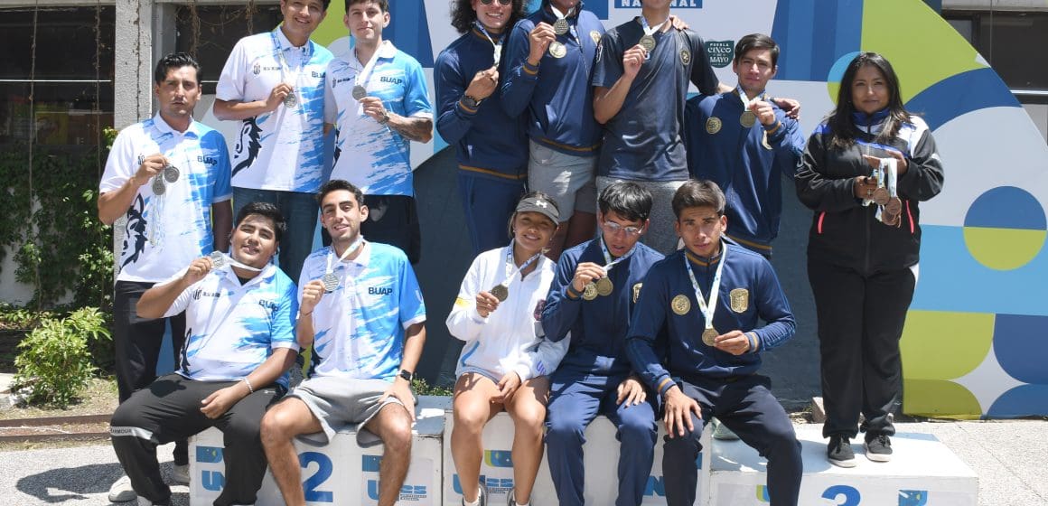Atletismo, e-sports y powerlifting ganan 15 medallas más para la BUAP