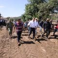 Gobernador Armenta lidera apoyo a damnificados por tromba en Chignahuapan