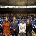 Preside Rectora Lilia Cedillo graduación de egresados de las preparatorias del Complejo Regional Centro y de la Lázaro Cárdenas