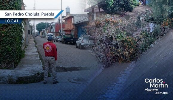 San Pedro Cholula: Gobierno y ciudadanía en acción coordinada ante lluvias intensas