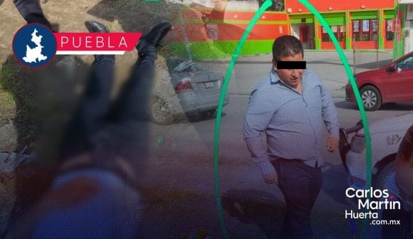 Agente de la Fiscalía de Puebla atropella a joven en scooter en la 11 Sur