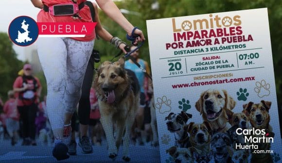 Realizarán carrera “Lomitos Imparables” en el corazón de Puebla