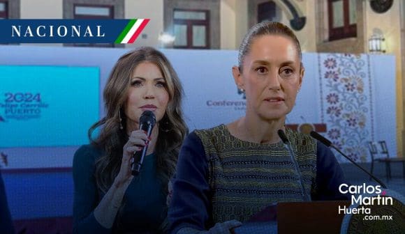 Sheinbaum responde a Noem; “es falso, un malentendido”