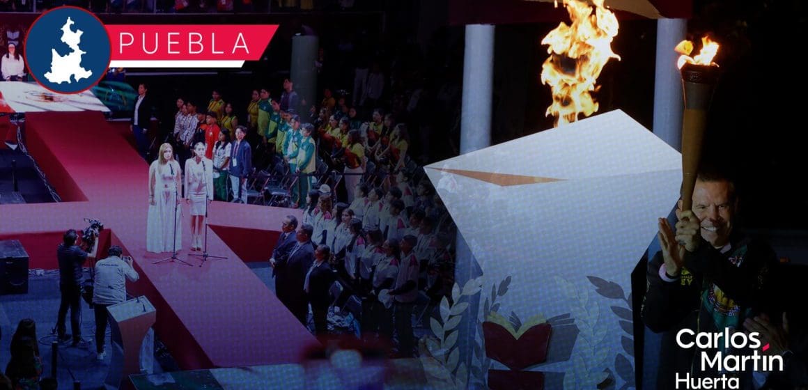 Con corazón, disciplina y amor, en Puebla inician los Juegos Deportivos Nacionales Escolares