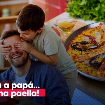 Paella:  receta tradicional para celebrar a papá