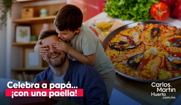 Paella:  receta tradicional para celebrar a papá