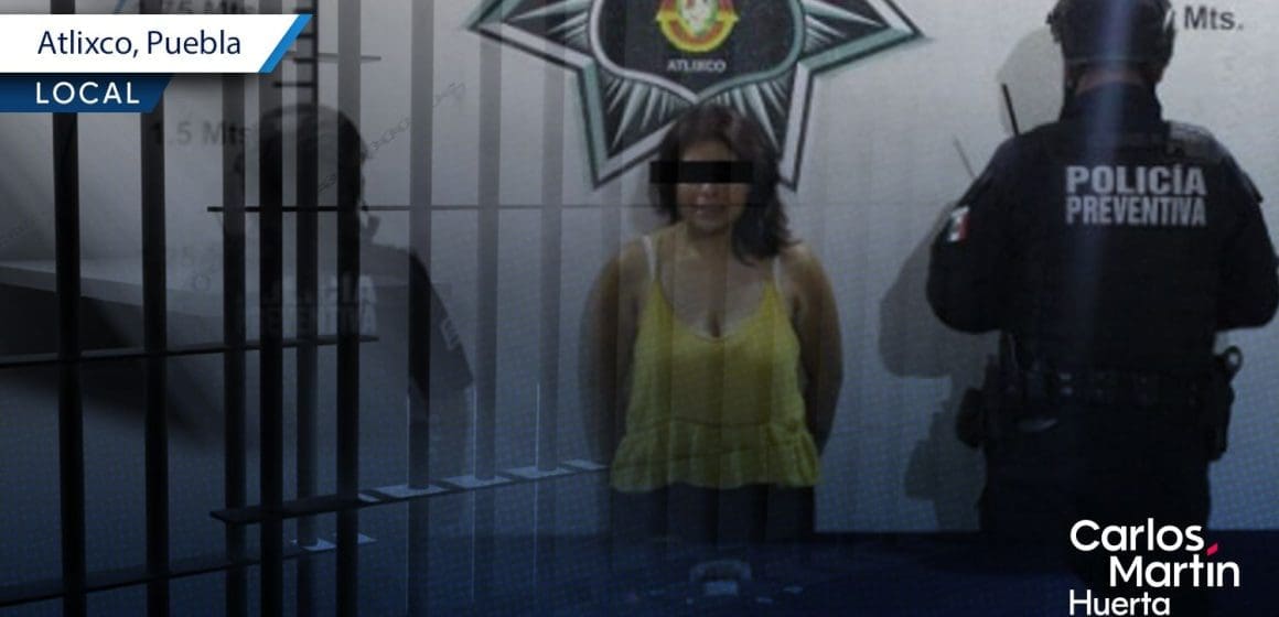 Detienen a mujer en Atlixco por posesión de marihuana y “cristal”