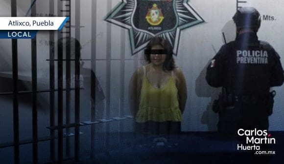 Detienen a mujer en Atlixco por posesión de marihuana y “cristal”
