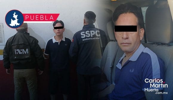 Walter N., buscado por el FBI por homicidio, fue detenido en Tlaxcalancingo